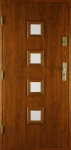 Lauko durys medžio tekstūra Modelis Kwadro (Auksinis ąžuolas)